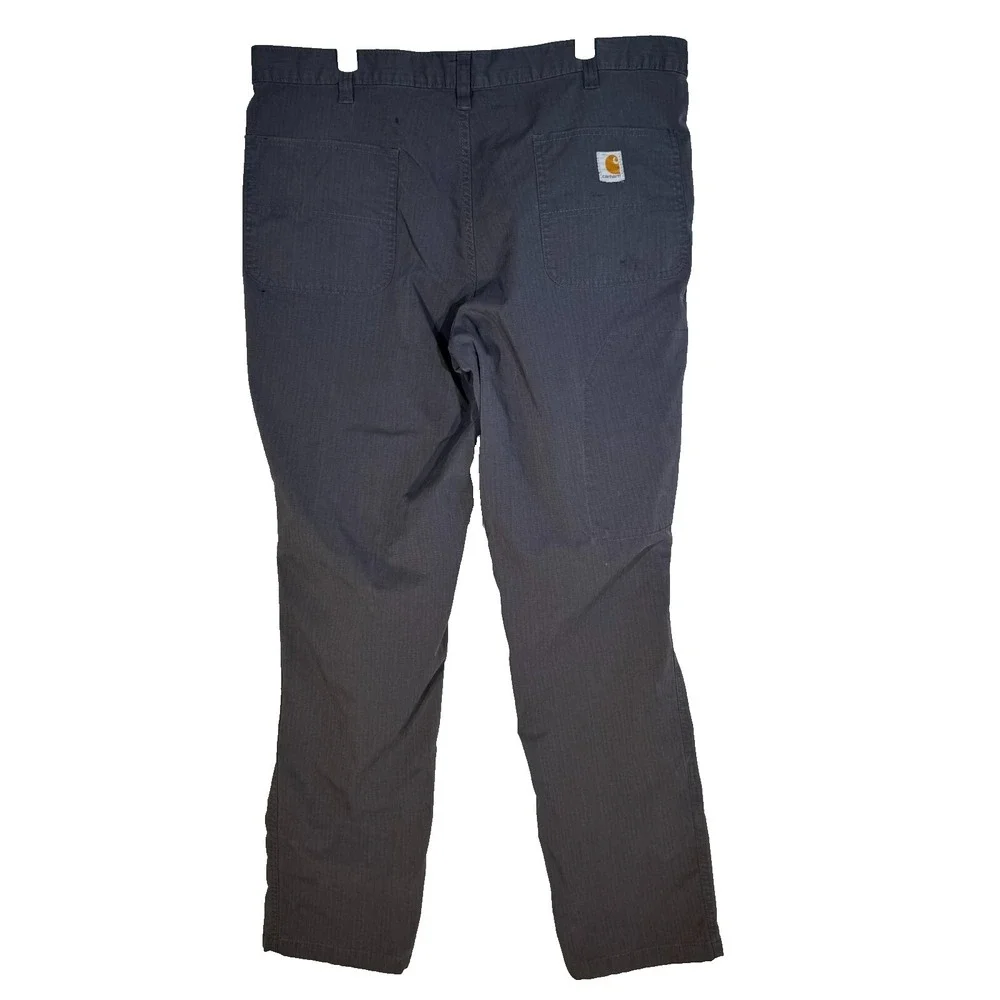 Carhartt 74533-33 Pants Mens 38x32 Gray Ripstop Relaxed Fit Workwear